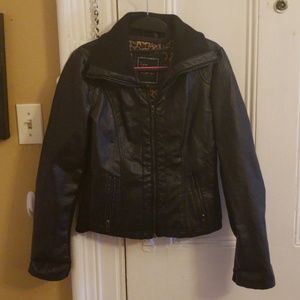 Vegan leather jacket